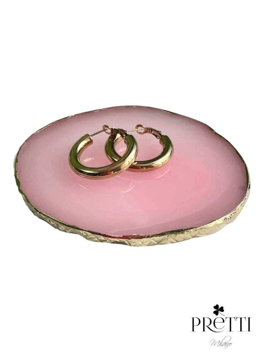 ORECCHINO A CERCHIO BOMBATO